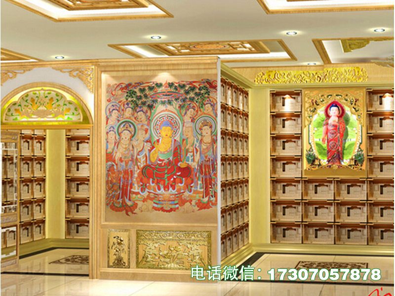 公祭堂骨灰盒寄存架